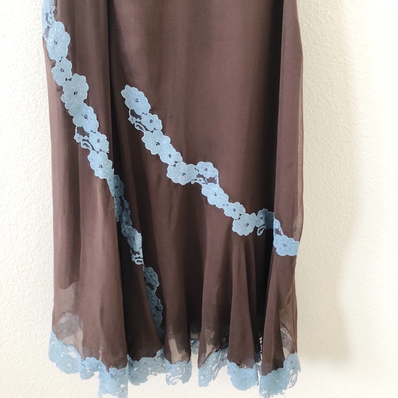 BCBG Maxazria dress brown size 8 - Picture 2 of 6